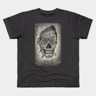 Grunge Skullman Kids T-Shirt